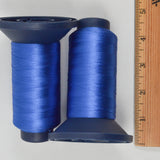 Soldier Blue 2527 Robison-Anton Rayon 40 wt. Machine Embroidery Thread - 2 Partial Spools