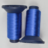 Soldier Blue 2527 Robison-Anton Rayon 40 wt. Machine Embroidery Thread - 2 Partial Spools
