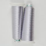 Silver Gray 1011 Madeira 40 wt. Machine Embroidery Thread - 2 Spools