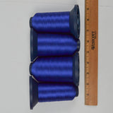 Fire Blue 2436 Robison-Anton Rayon 40 wt. Machine Embroidery Thread - 4 Partial Spools