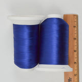 Blue 1042 Sulky Machine Embroidery Thread - 2 Partial Spools
