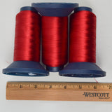 Pro-Red 2623 Robison-Anton Rayon 40 wt. Machine Embroidery Thread - 3 Partial Spools