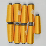 Yellow 0133 Ecofil Machine Embroidery Thread - 10 Partial Spools