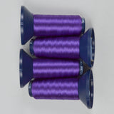 Purple 2254 Robison-Anton Rayon 40 wt. Machine Embroidery Thread - 4 Partial Spools