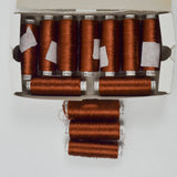 Copper 1158 Madeira Madeira Machine Embroidery Thread - 1 Box of Spools
