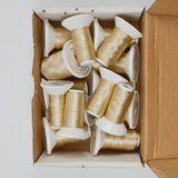 Beige Seashell 2476 Robison-Anton Rayon 40 wt. Machine Embroidery Thread - Box of Spools
