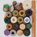Neutral + Earth Tone Vintage Crochet Thread Bundle