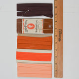 Orange + Brown Bias Tape Bundle