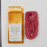 Pink Fleur de Paris #221 Fine Mesh Velour Yarn  - 10 Yards