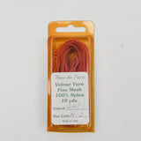 Pink Fleur de Paris #221 Fine Mesh Velour Yarn  - 10 Yards