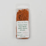 Burnt Orange Fleur de Paris #65 Fine Mesh Velour Yarn  - 10 Yards