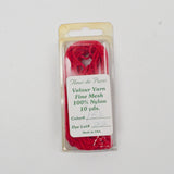 Red Fleur de Paris #152 Fine Mesh Velour Yarn  - 10 Yards