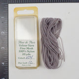 Gray Fleur de Paris #104 Fine Mesh Velour Yarn  - 10 Yards