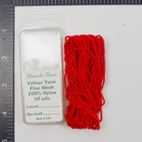 Red Fleur de Paris #30 Fine Mesh Velour Yarn - 10 Yards
