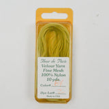 Light Green Fleur de Paris #84 Fine Mesh Velour Yarn  - 10 Yards