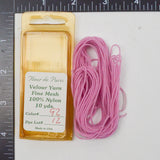 Light Pink Fleur de Paris #92 Fine Mesh Velour Yarn  - 10 Yards