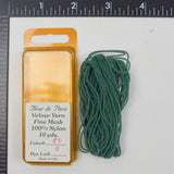 Teal Fleur de Paris # 80 Fine Mesh Velour Shadowdyed Yarn  - 5 Yards