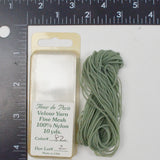 Green Fleur de Paris #82 Fine Mesh Velour Yarn  - 10 Yards