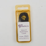 Purplish Black Needle #746 Necessities Velour Shadowdyed Yarn - 5 Yards