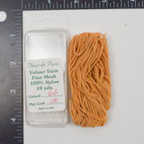 Yellow-Orange Fleur de Paris #66 Fine Mesh Velour Yarn  - 10 Yards