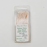 Off-White Fleur de Paris #356 Fine Mesh Velour Yarn  - 10 Yards