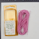 Pink Fleur de Paris #92 Fine Mesh Velour Yarn  - 10 Yards