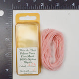 Light Pink Fleur de Paris #223 Fine Mesh Velour Yarn  - 10 Yards