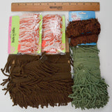 Brown + Green Tassel Fringe Bundle