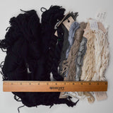 Black, White + Neutrals Silk & Ivory Needlepoint Thread - 16+ Skeins