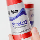 Red Talon SureLock Polyester Overlock Thread - 2 Spools