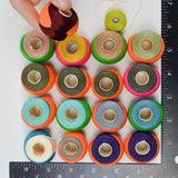 Colorful Beading Thread - 18 Spools