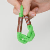 Bright Green DMC Broder Medicis 8995 Wool Crewel Embroidery Thread