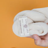 White DMC Broder Medicis Wool Crewel Embroidery Thread