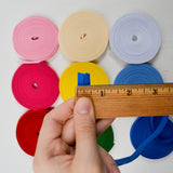 Rainbow Single Fold Bias Tape - 9 Spools