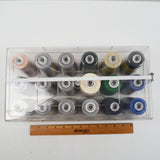 Overlock Thread in Carrying Case - 18 Spools