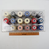 Overlock Thread in Carrying Case - 18 Spools