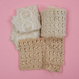 Off-White + Beige Crochet Lace Trim Bundle