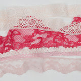 Pink + Red Lace Trim Bundle