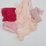 Pink + Red Lace Trim Bundle