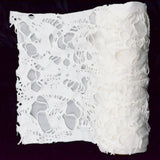 White Shredded Knit Material - 1 Spool