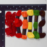 DMC + Anchor Cotton Non-Divisible Embroidery Thread - 6 Skeins