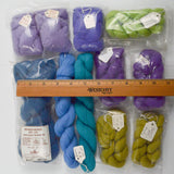 Blue, Purple + Green Line 88/Dimin Wool Crewel Embroidery Thread Bundle