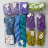 Blue, Purple + Green Line 88/Dimin Wool Crewel Embroidery Thread Bundle