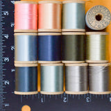 Vintage Pure Silk Thread + Cotton Thread - 12 Spools