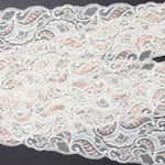 Cream + Pink Lace, 3.5" Wide - By the Yard Default Title