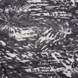 Black + White Abstract Print Semi-Sheer Knit Fabric, 60" Wide - By the Yard Default Title