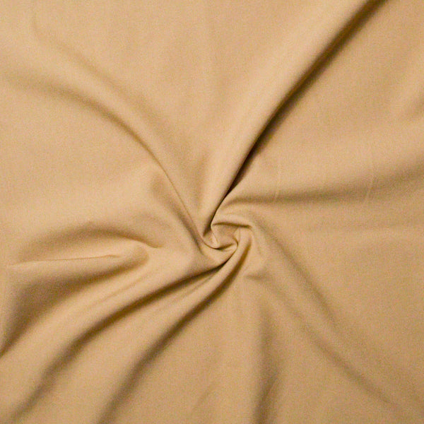 Tan Stretchy Woven Fabric, 60" Wide - By The Yard