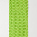 Green Cotton Webbing Strap - By the Yard