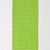 Green Cotton Webbing Strap - By the Yard