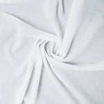 Semi-Sheer White Woven Fabric - 48" Wide - By The Yard